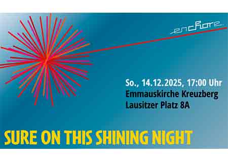 Sure On This Shining Night – Weihnachtskonzert des Kammerchors enchore e.V.
